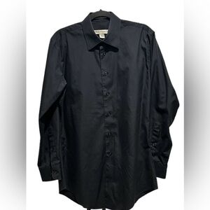 Size 151/2 32/33 Pronto-Uomo  non - iron slim fit 100% cotton Grey